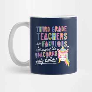 Third Grade Teachers are like Unicorns Gift Idea Mug